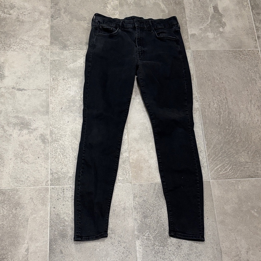 MOTHER Women's Black Skinny Jeans